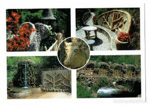 Cartoline: Postal Jardins Artigas / Imatges / La Pobla de Lillet / Antoni Gaudí 1902 / Nueva